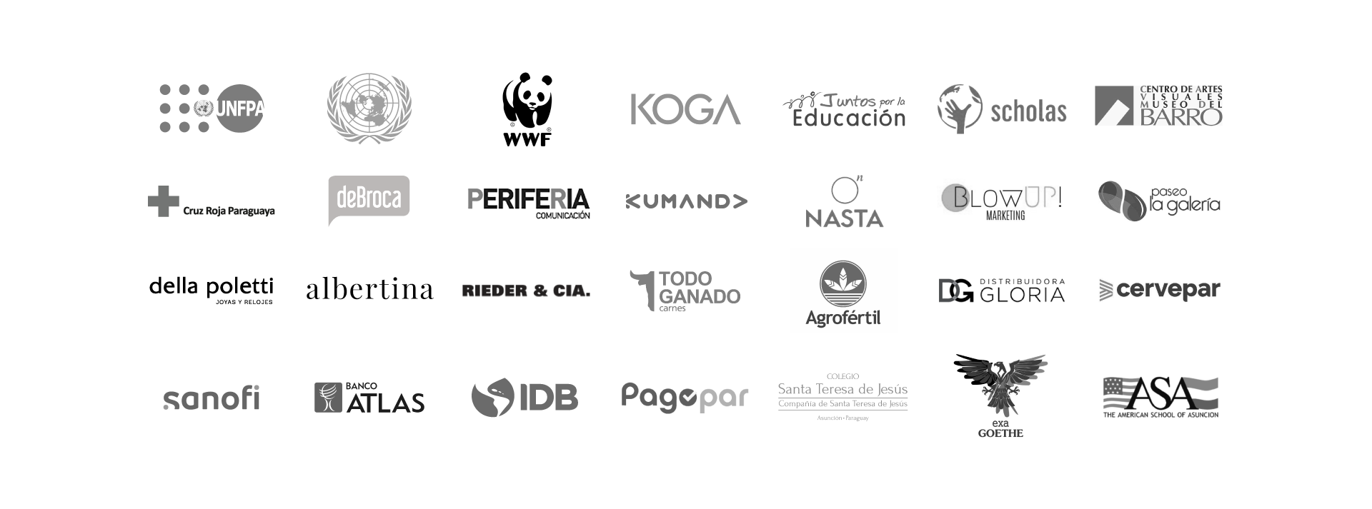 Logos de empresas que cooperan con nosotros